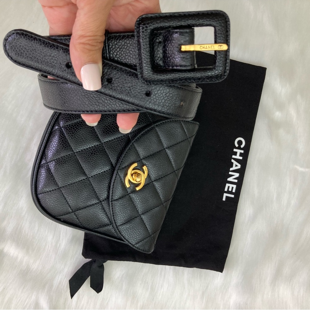 Auth CC Belt Bag Caviar size 80/32 - Picture 3 of 16